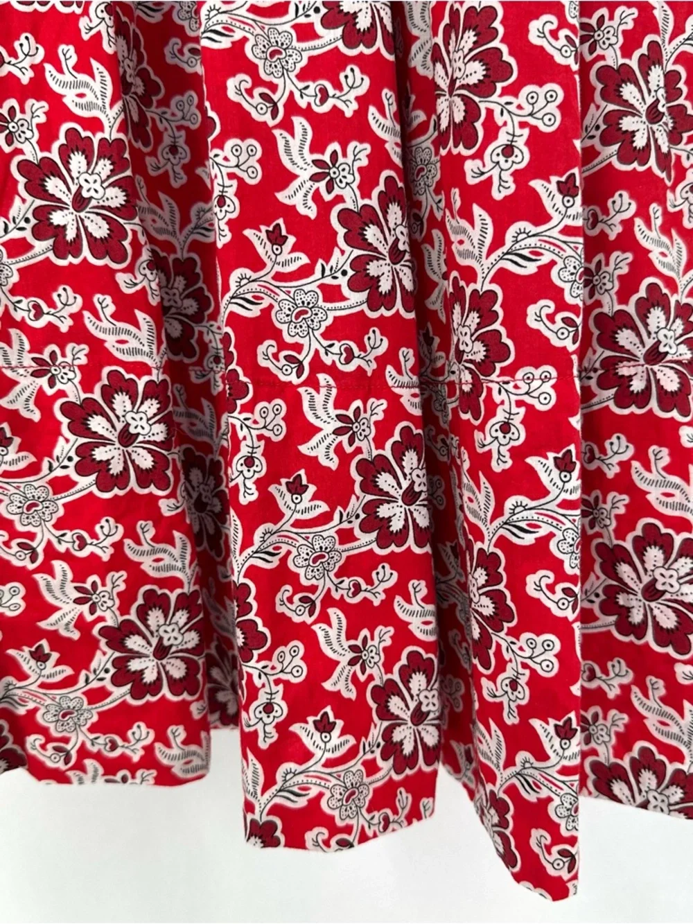 J.Crew Tie Waist Halter Dress in Vintage Red Floral | XXL | NWOT